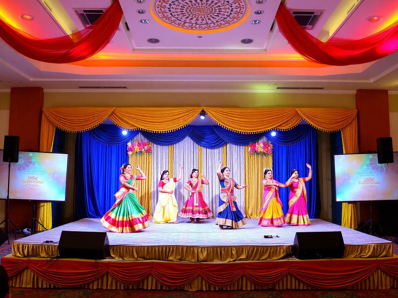 Cultural dance programme on stage